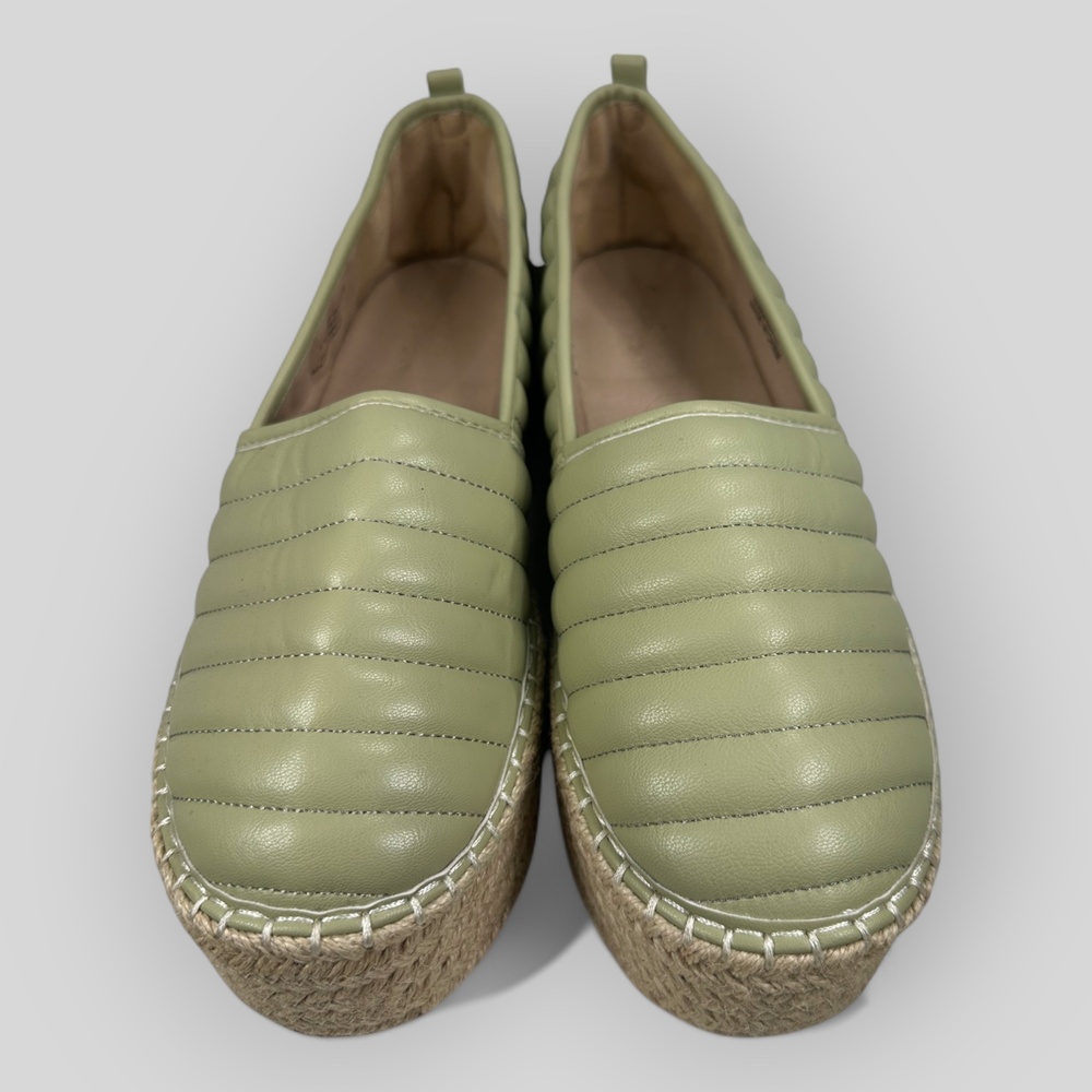 ASOS Quilted Green Platform Espadrilles Shoes US 9 EU 40 - Picture 4 of 10